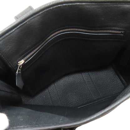 HERMES Petite Ceinture PM SilverHardware Handbag Canvas Ladies [Used]