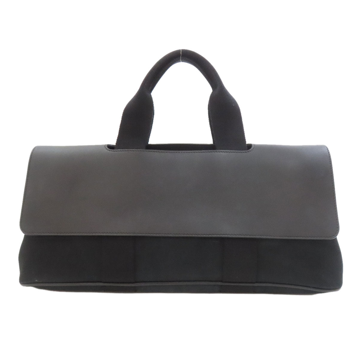 HERMES Valparaiso Long MM SilverHardware Handbag Canvas Ladies [Used]