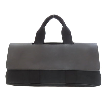 HERMES Valparaiso Long MM SilverHardware Handbag Canvas Ladies [Used]