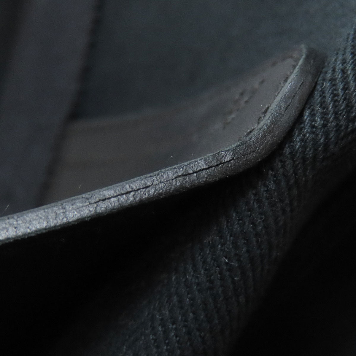 HERMES Valparaiso Long MM SilverHardware Handbag Canvas Ladies [Used]