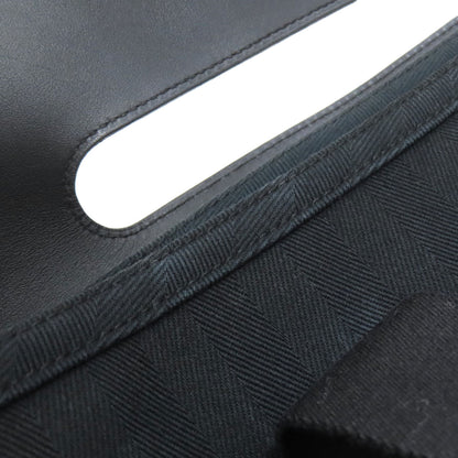 HERMES Valparaiso Long MM SilverHardware Handbag Canvas Ladies [Used]