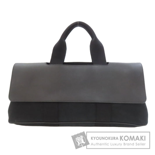 HERMES Valparaiso Long MM SilverHardware Handbag Canvas Ladies [Used]