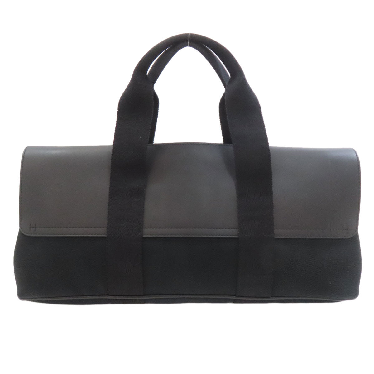 HERMES Valparaiso Long MM SilverHardware Handbag Canvas Ladies [Used]