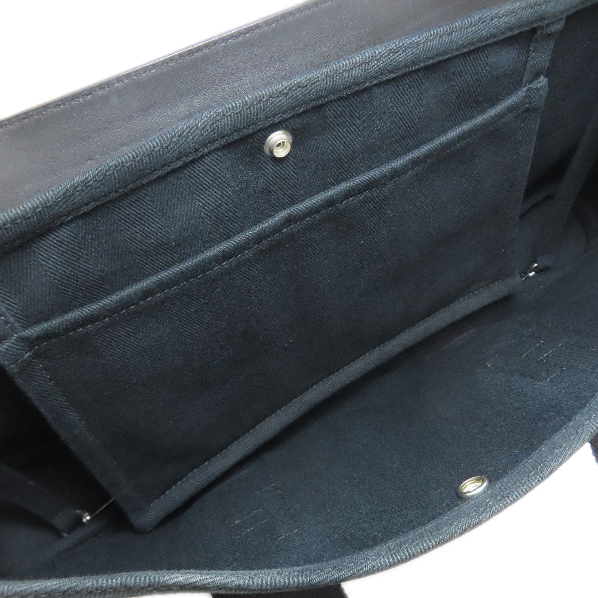 HERMES Valparaiso Long MM SilverHardware Handbag Canvas Ladies [Used]