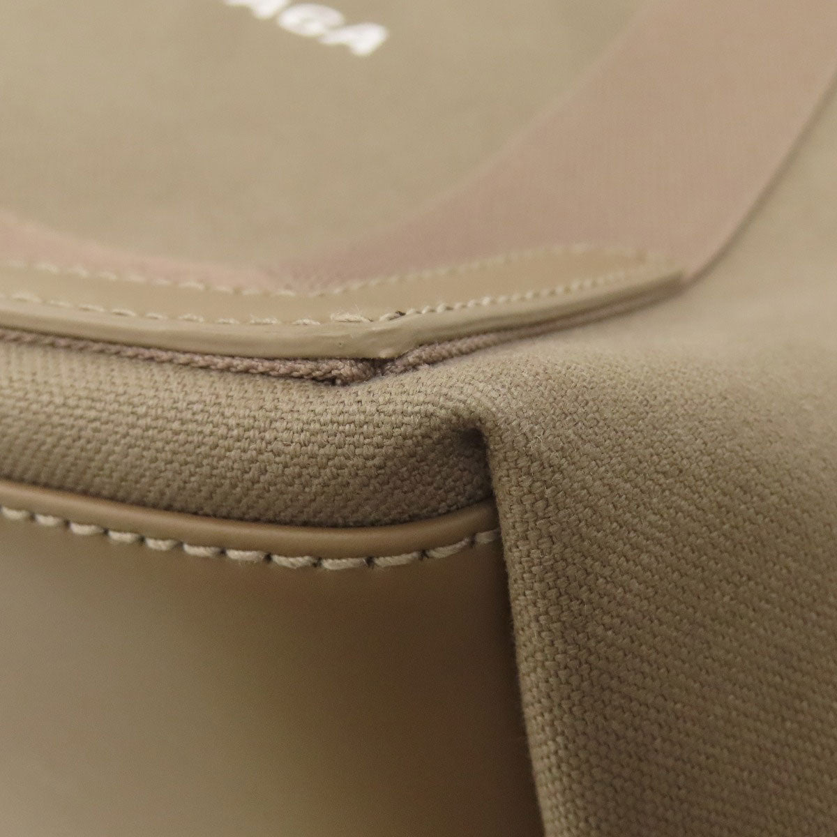 BALENCIAGA 339933 NAVY CABAS Tote Bag Canvas Ladies [Used]