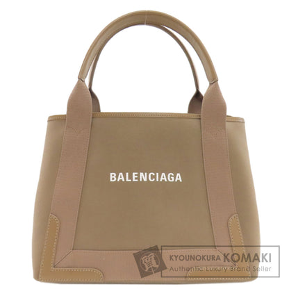 BALENCIAGA 339933 NAVY CABAS Tote Bag Canvas Ladies [Used]