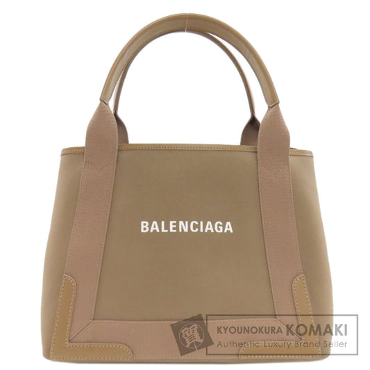 BALENCIAGA 339933 NAVY CABAS Tote Bag Canvas Ladies [Used]