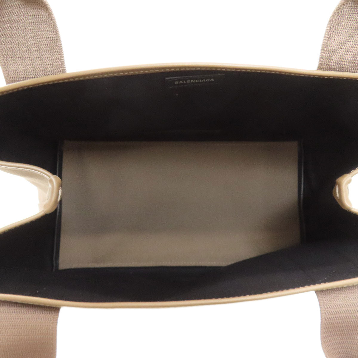 BALENCIAGA 339933 NAVY CABAS Tote Bag Canvas Ladies [Used]