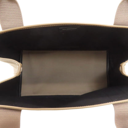 BALENCIAGA 339933 NAVY CABAS Tote Bag Canvas Ladies [Used]