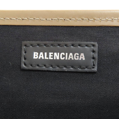 BALENCIAGA 339933 NAVY CABAS Tote Bag Canvas Ladies [Used]