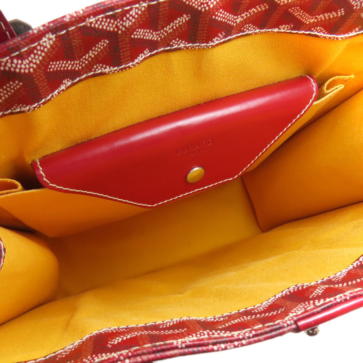 GOYARD Herringbone pattern Tote Bag Coating canvas Ladies [Used]