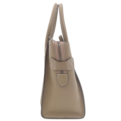 CELINE Luggage micro Handbag Calf Ladies [Used]