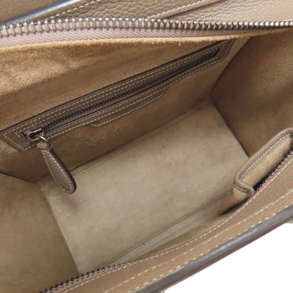 CELINE Luggage micro Handbag Calf Ladies [Used]
