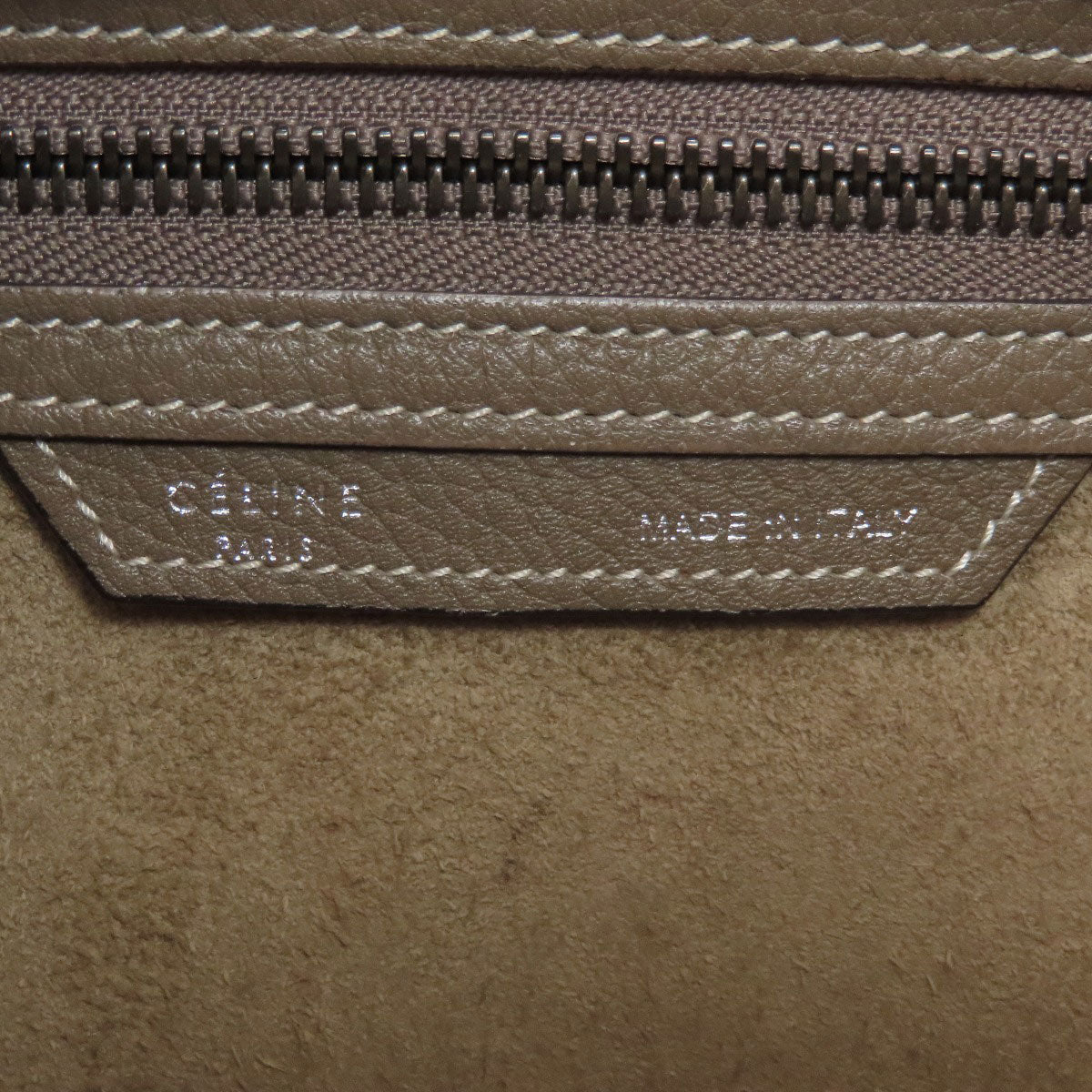 CELINE Luggage micro Handbag Calf Ladies [Used]