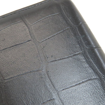 BALENCIAGA Compact Wallet Logo Bifold Wallet with Coin Pocket Leather Ladies [Used]