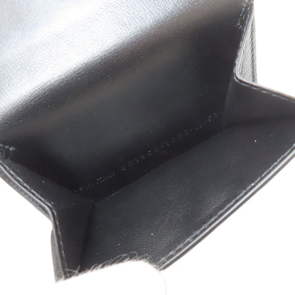 BALENCIAGA Compact Wallet Logo Bifold Wallet with Coin Pocket Leather Ladies [Used]