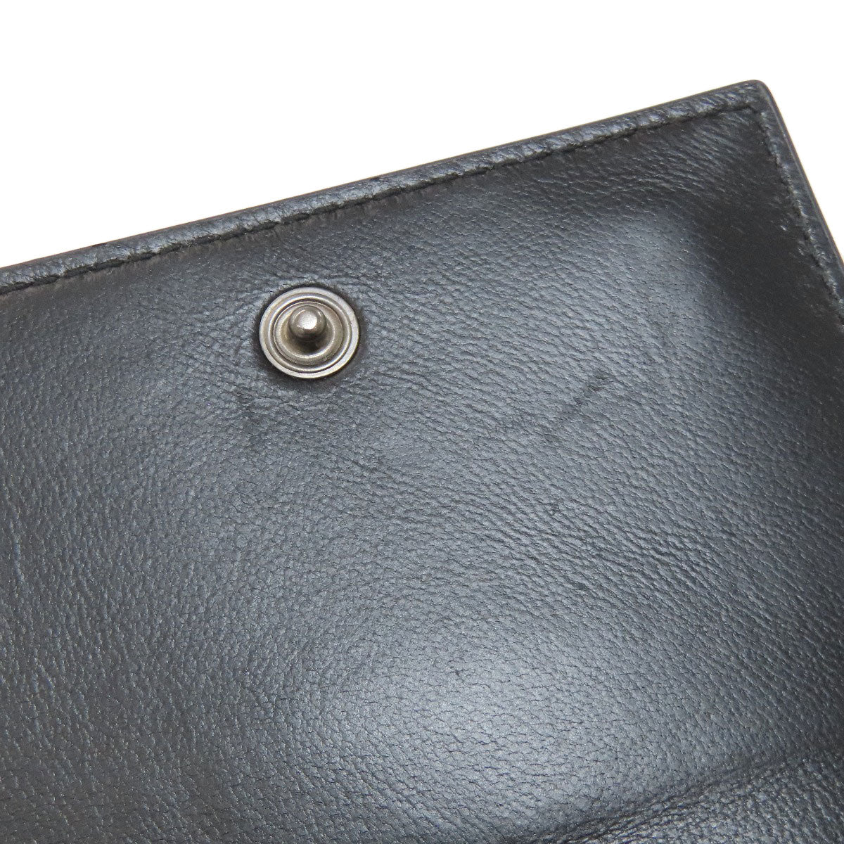 BALENCIAGA Compact Wallet Logo Bifold Wallet with Coin Pocket Leather Ladies [Used]