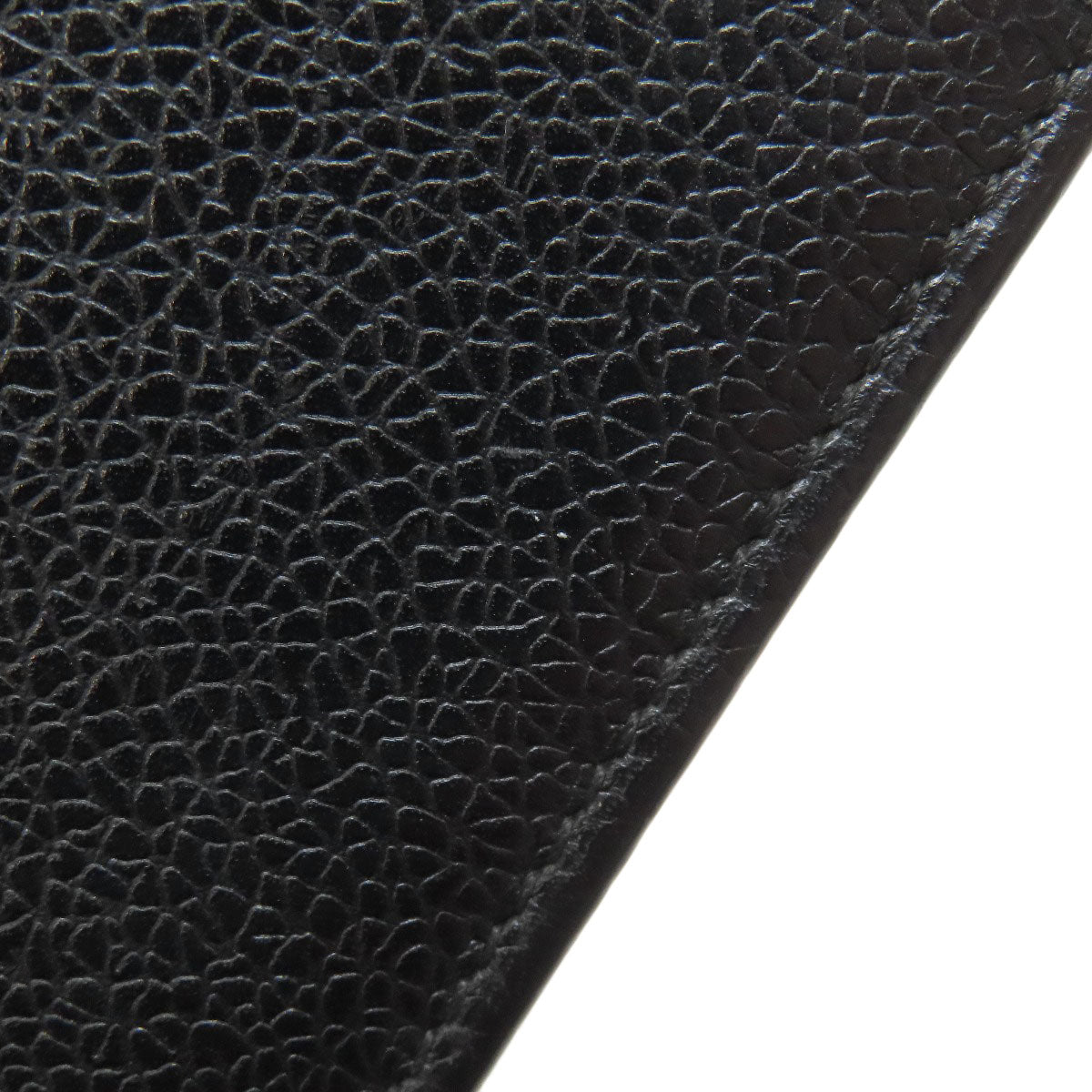 BVLGARI logo Card Case Leather Ladies [Used]