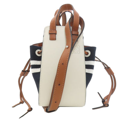 LOEWE Do Sailor Mini 2-Way Hammock Handbag Canvas CalfLadies [Used]