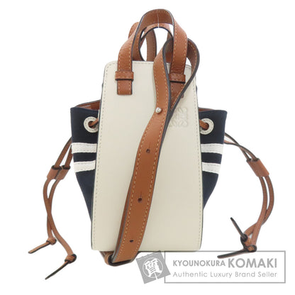 LOEWE Do Sailor Mini 2-Way Hammock Handbag Canvas CalfLadies [Used]