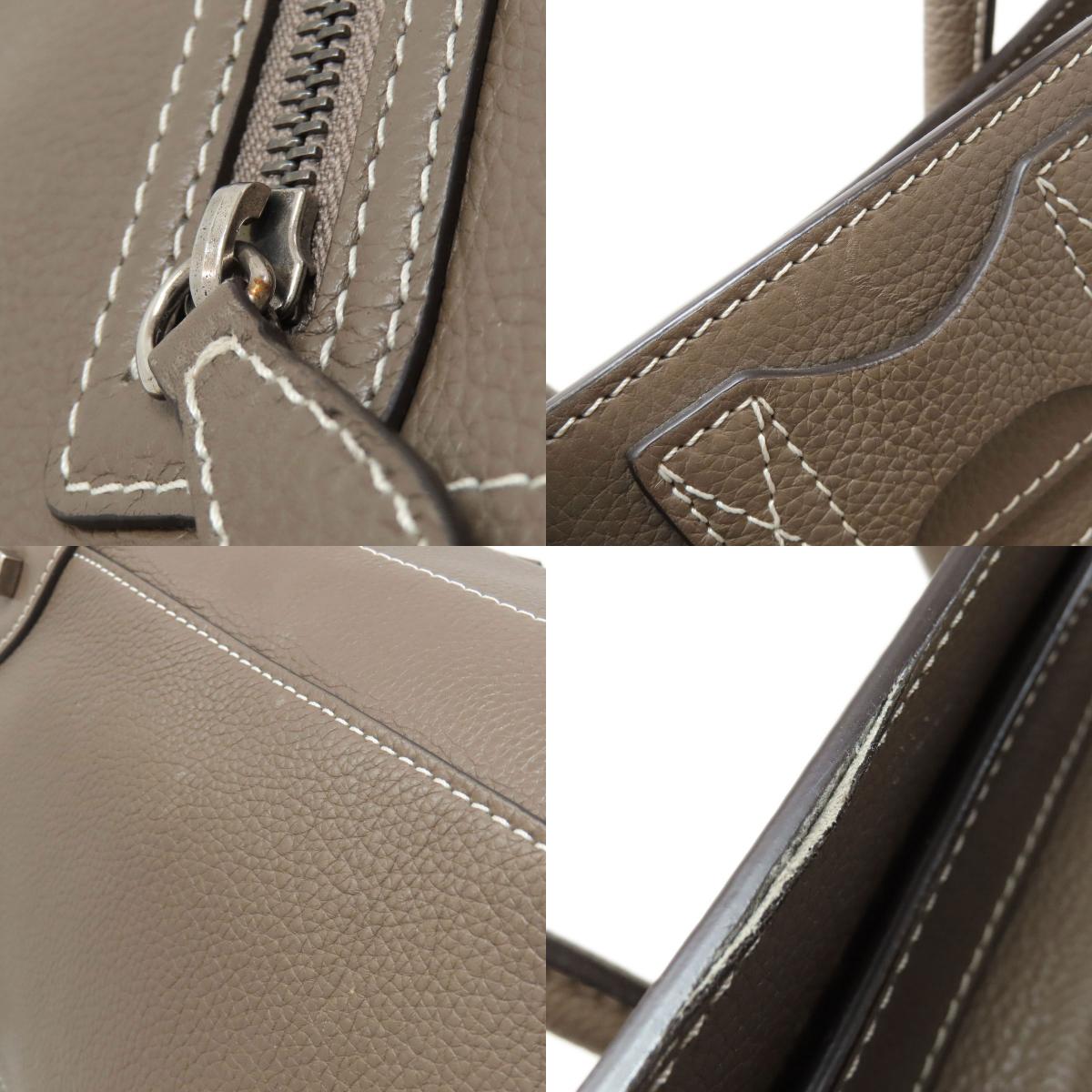 CELINE Luggage mini Handbag Calf Ladies [Used]