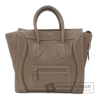 CELINE Luggage mini Handbag Calf Ladies [Used]