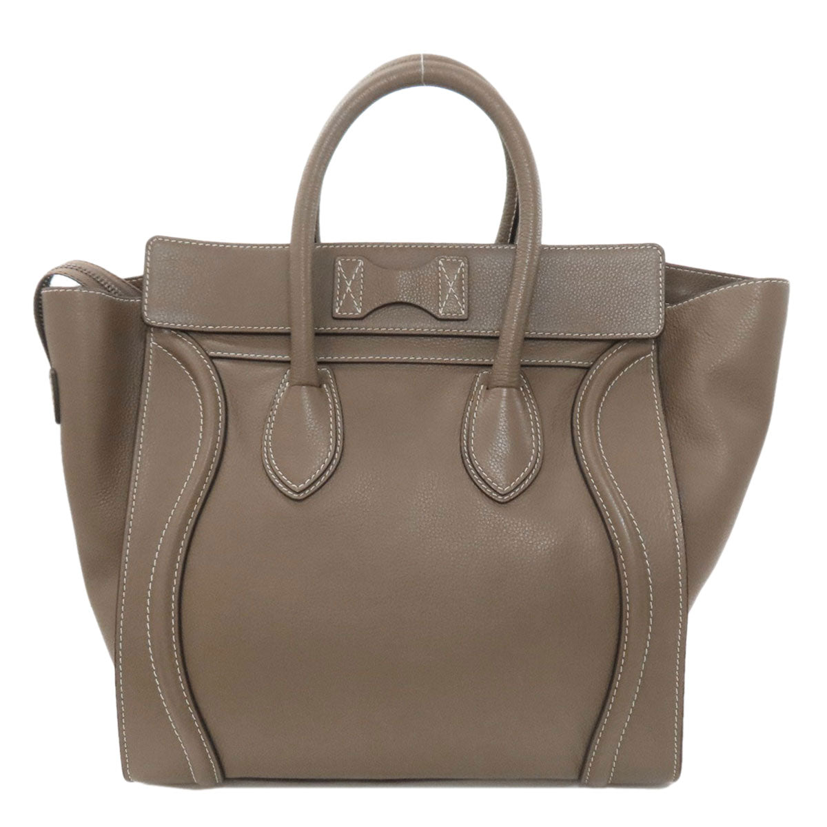 CELINE Luggage mini Handbag Calf Ladies [Used]