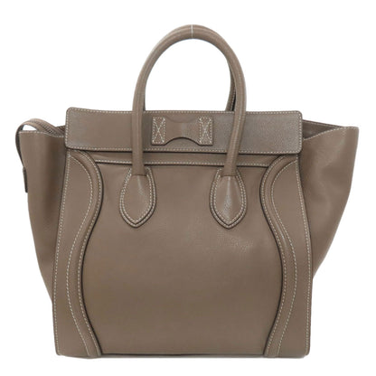 CELINE Luggage mini Handbag Calf Ladies [Used]