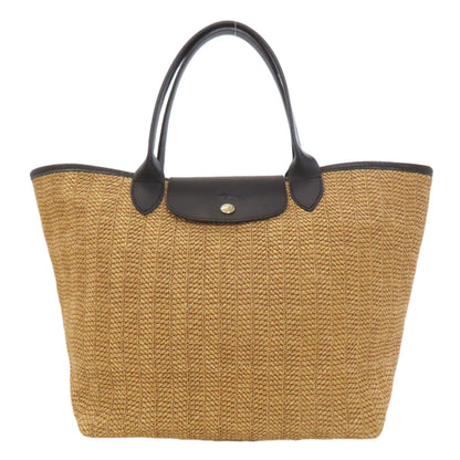 Longchamp Le Pliage basket bag Tote Bag Raffia Ladies [Used]