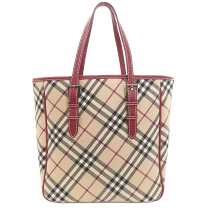 BURBERRY Blue Label Burberry Check Tote Bag Canvas Ladies [Used]