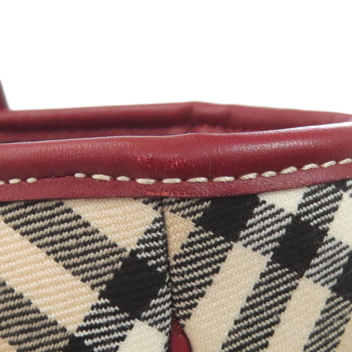 BURBERRY Blue Label Burberry Check Tote Bag Canvas Ladies [Used]