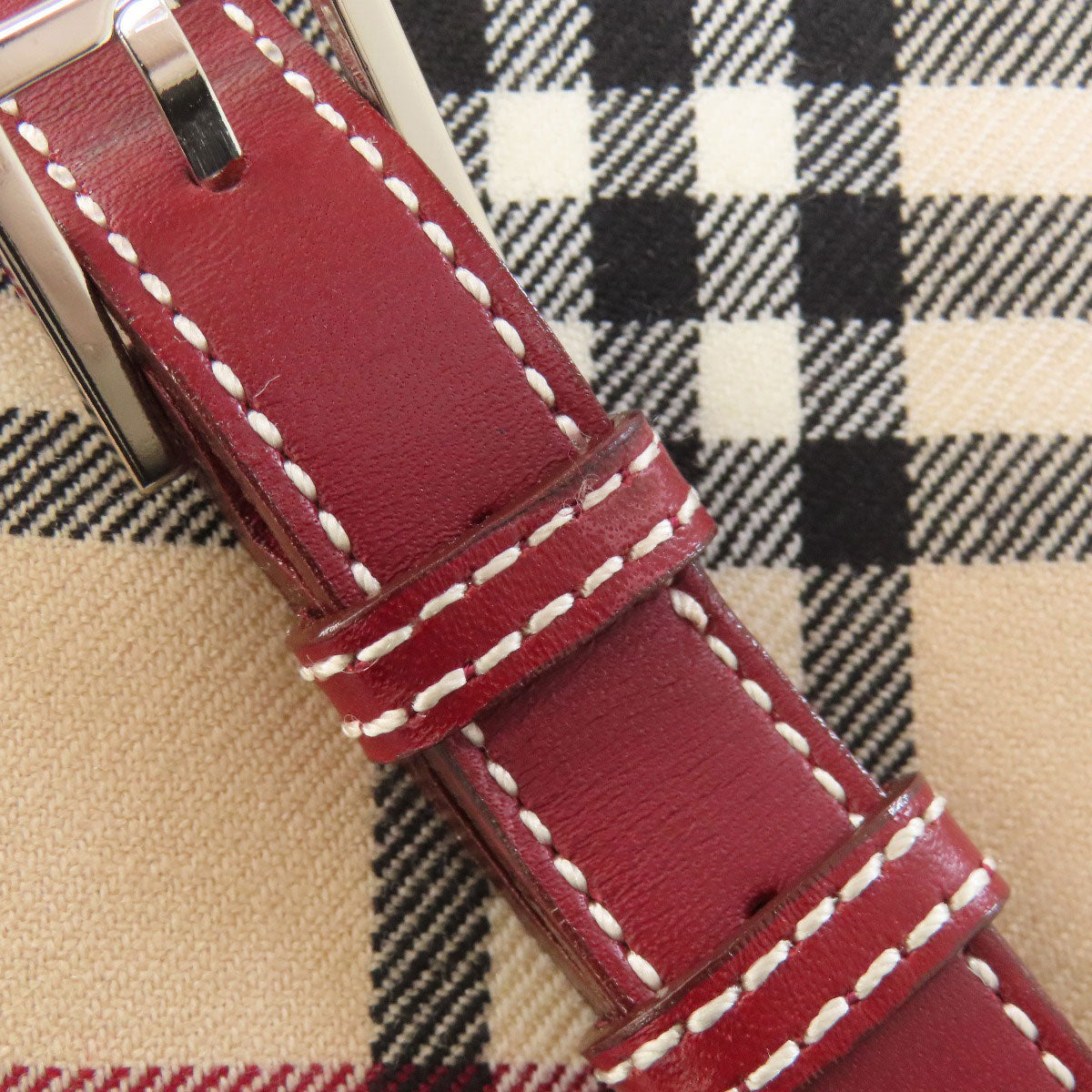 BURBERRY Blue Label Burberry Check Tote Bag Canvas Ladies [Used]