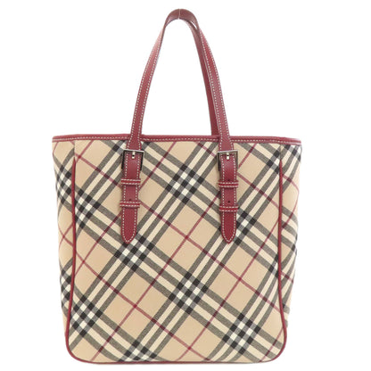 BURBERRY Blue Label Burberry Check Tote Bag Canvas Ladies [Used]