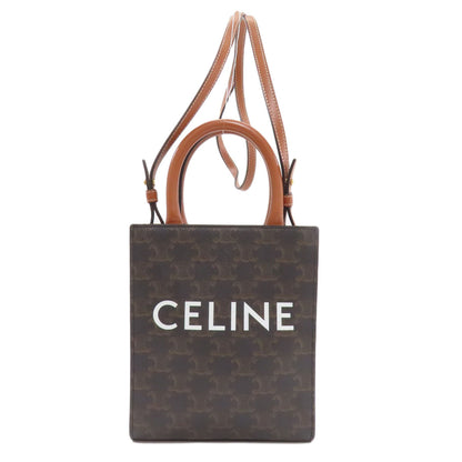 CELINE Mini Vertical Cover 2WAY Handbag PVC Ladies [Used]