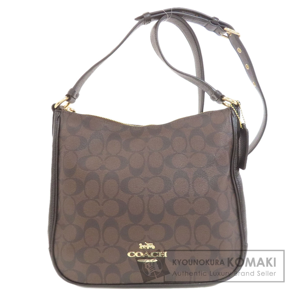 COACH F79609 Signature Shoulder Bag PVC LeatherLadies [Used]