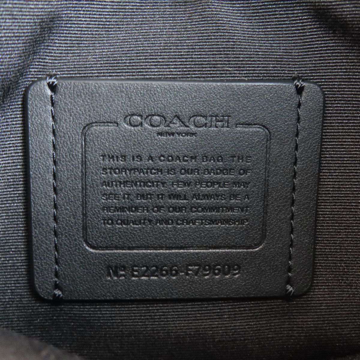 COACH F79609 Signature Shoulder Bag PVC LeatherLadies [Used]