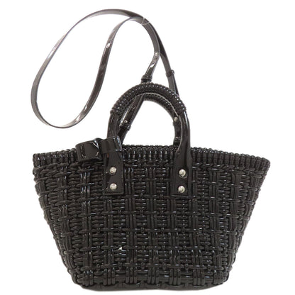BALENCIAGA 671342 Bistro Bucket 2WAY Handbag PVC Ladies [Used]
