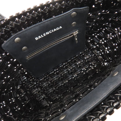 BALENCIAGA 671342 Bistro Bucket 2WAY Handbag PVC Ladies [Used]