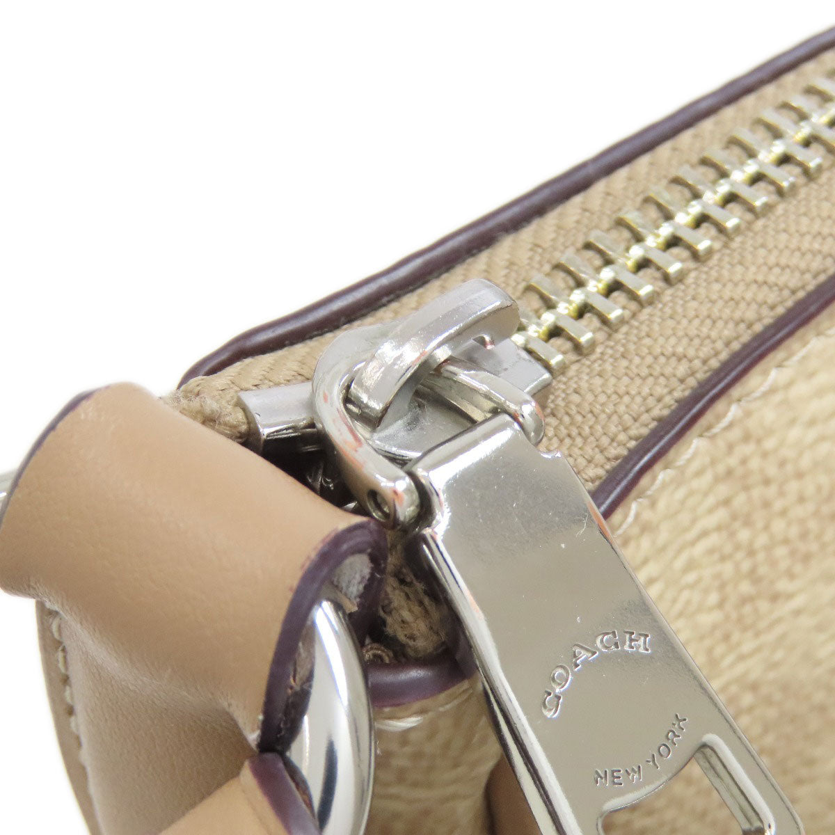 COACH CZ183 Ellie File Signature Shoulder Bag PVC Ladies [Used]