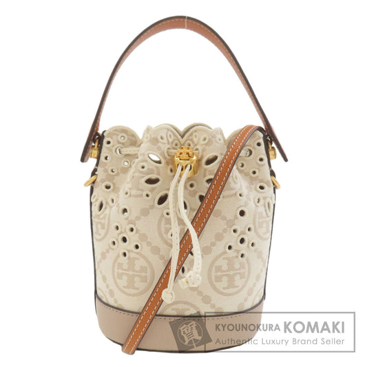 Tory Burch TMonogram 2WAY Handbag Canvas Ladies [Used]