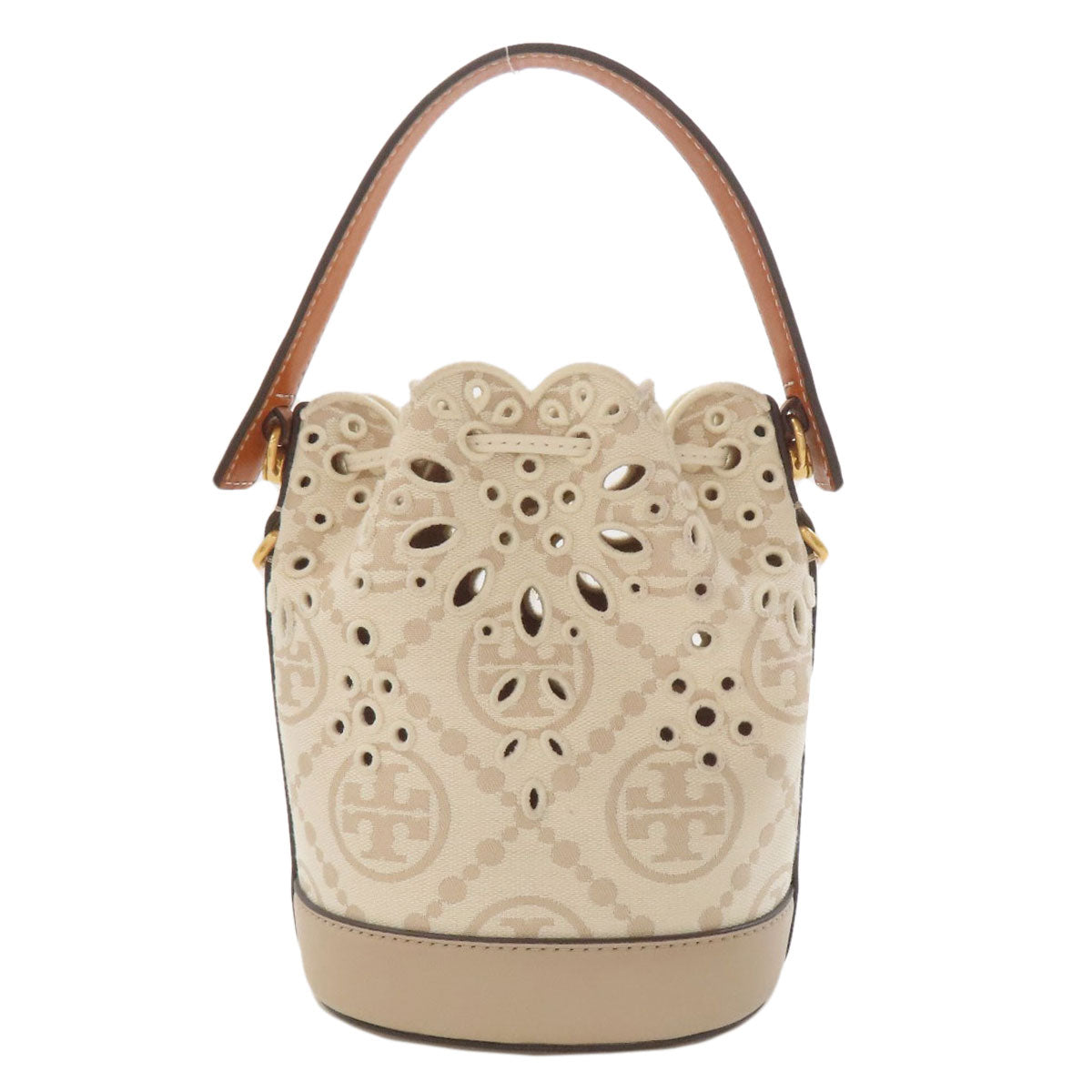 Tory Burch TMonogram 2WAY Handbag Canvas Ladies [Used]