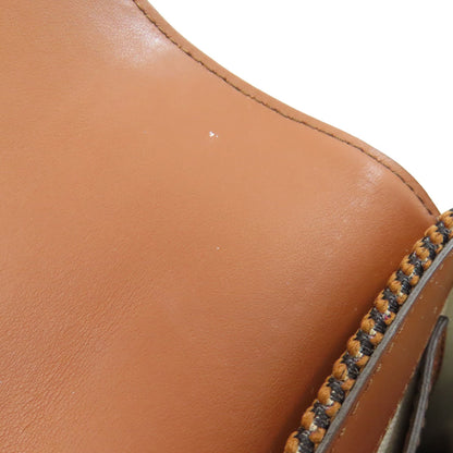 BURBERRY Checkpattern Shoulder Bag Canvas LeatherLadies [Used]