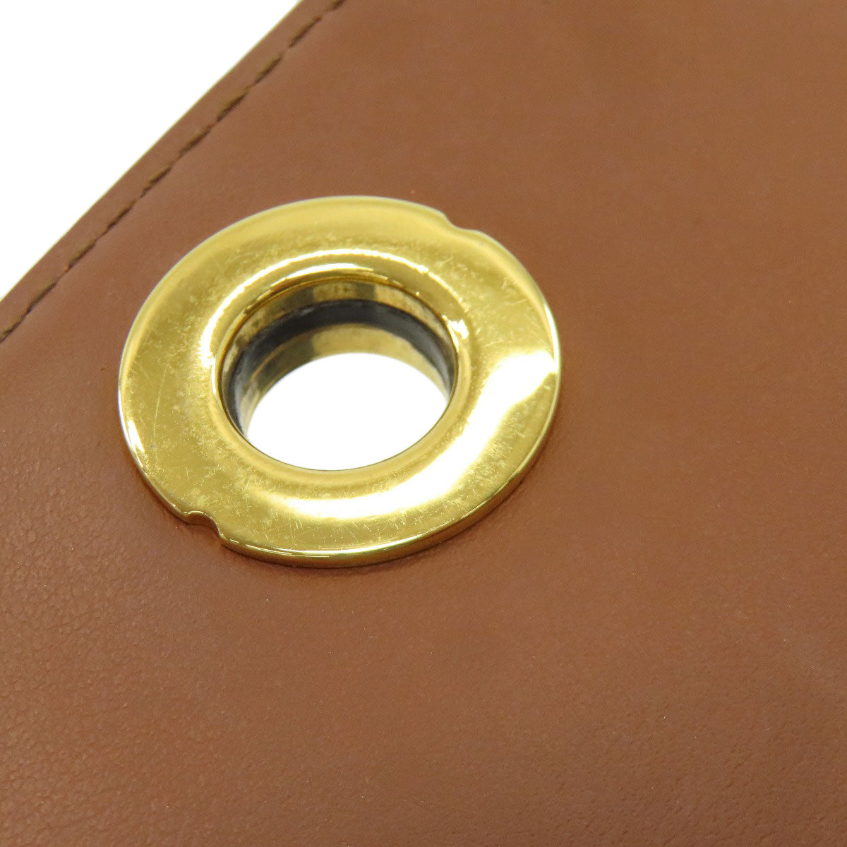 BURBERRY Checkpattern Shoulder Bag Canvas LeatherLadies [Used]