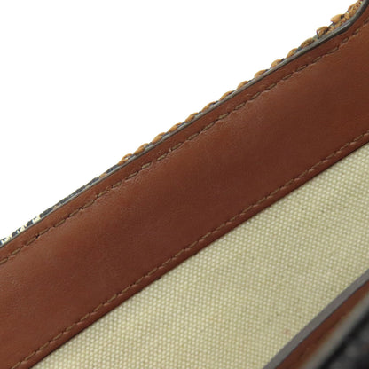 BURBERRY Checkpattern Shoulder Bag Canvas LeatherLadies [Used]