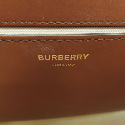 BURBERRY Checkpattern Shoulder Bag Canvas LeatherLadies [Used]