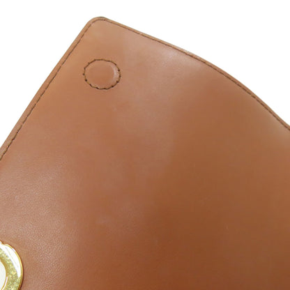 BURBERRY Checkpattern Shoulder Bag Canvas LeatherLadies [Used]