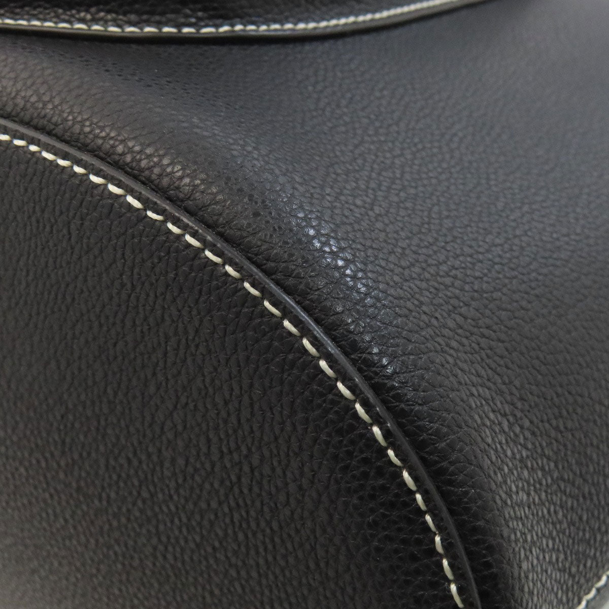 agnes b. logo Tote Bag Leather Ladies [Used]