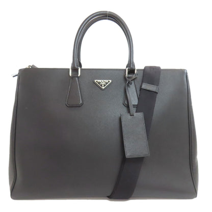PRADA Galleria Logo Hardware 2WAY Handbag Safiano Ladies [Used]