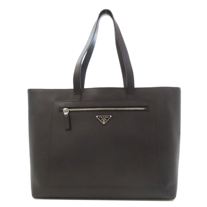 PRADA Logo Hardware Tote Bag Safiano Ladies [Used]