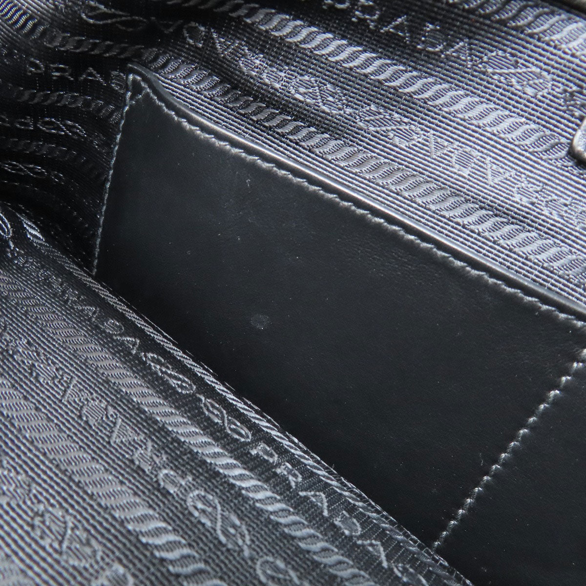 PRADA Logo Hardware Tote Bag Safiano Ladies [Used]